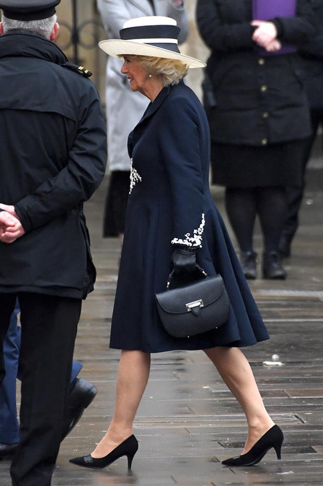 Camila Parker en la Abadía de Westminster