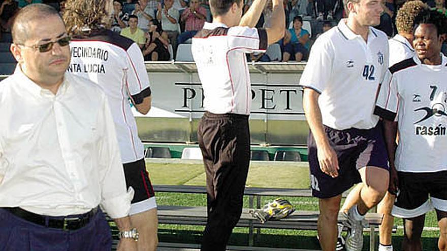 Manuel Suárez en la presentación de la pasada temporada.