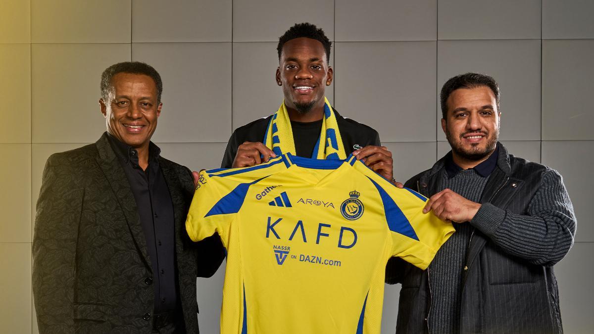 Jhon Durán, con la camiseta del Al-Nassr