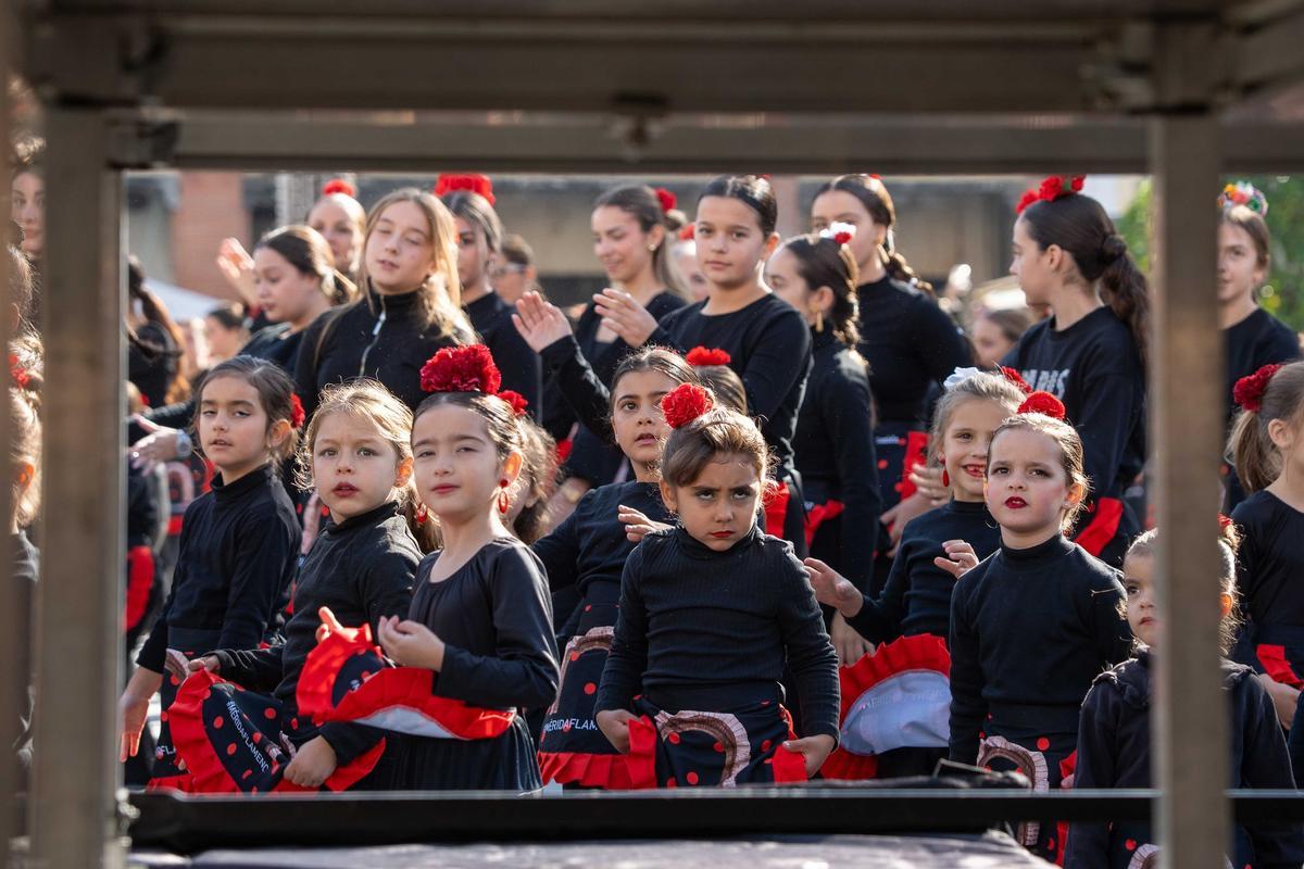 El baile flamenco se apodera de la capital extremeña.