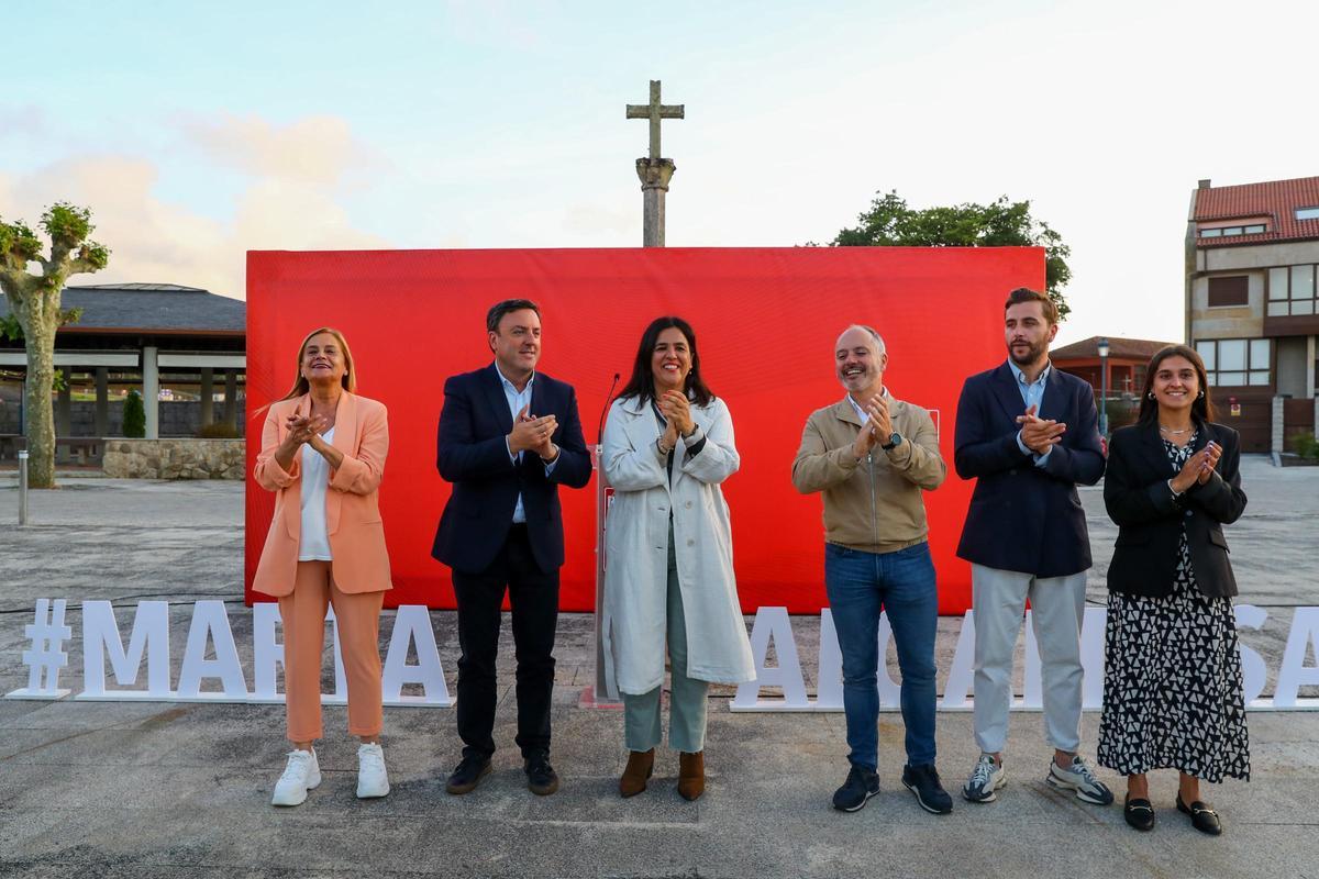 Marta Giraldez el día de la presentación de su carrera a la reelección de la Alcaldía.