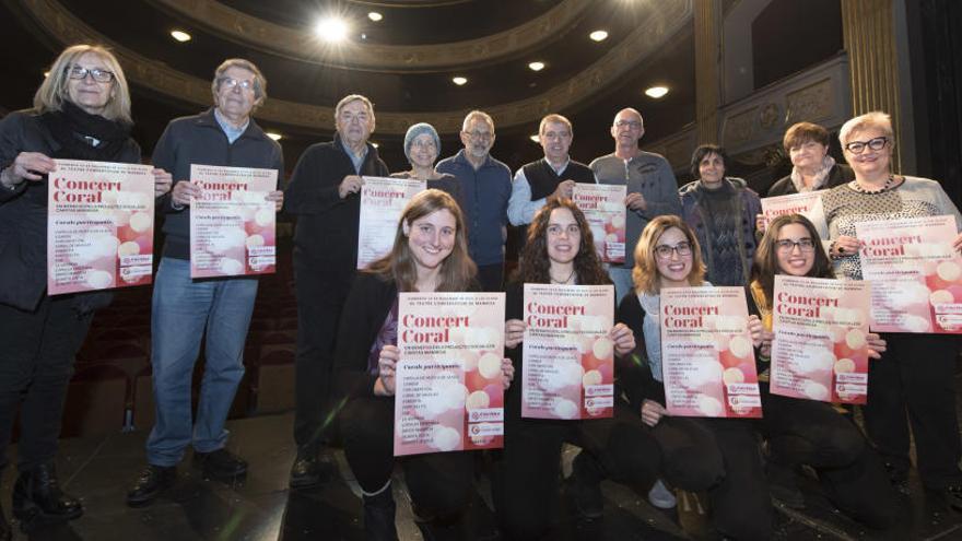 Presentació del concert Coral en benefici de Càrites