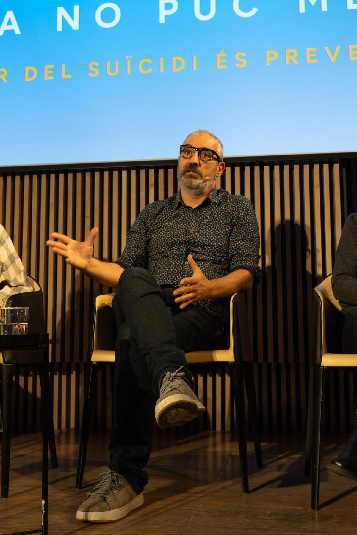 Roger de Gràcia, durante el debate sobre el suicidio en el Hospital de Sant Pau