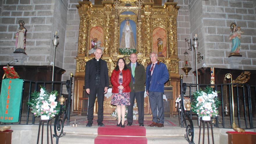 Iberdrola inicia la rehabilitación para las cubiertas de la Iglesia Santa María de Almocóvar en Alcántara
