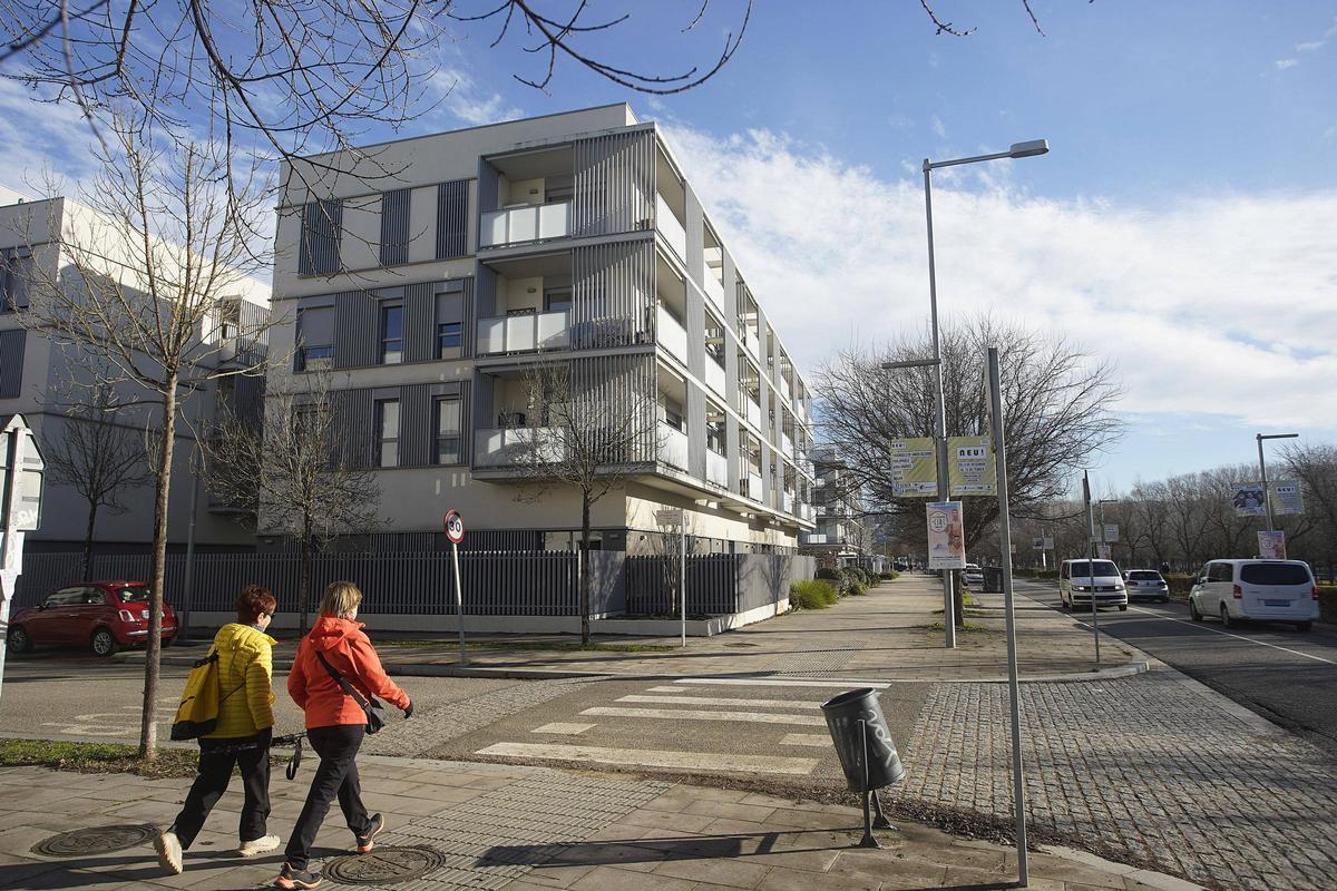 Un bloc de pisos al sector de Domeny Sud.