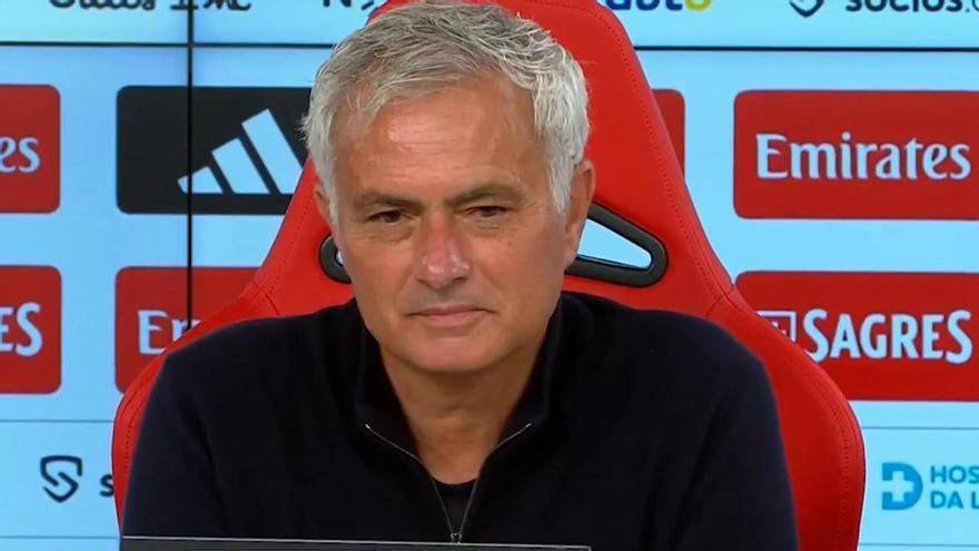 Mourinho: "Lo que ocurra con el Benfica no va a influir en mi futuro"