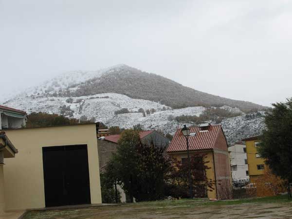Primera nevada en Extremadura