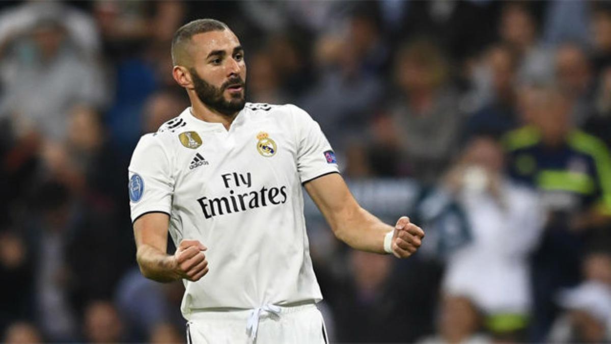 Benzema marcó y lideró el ataque del Madrid