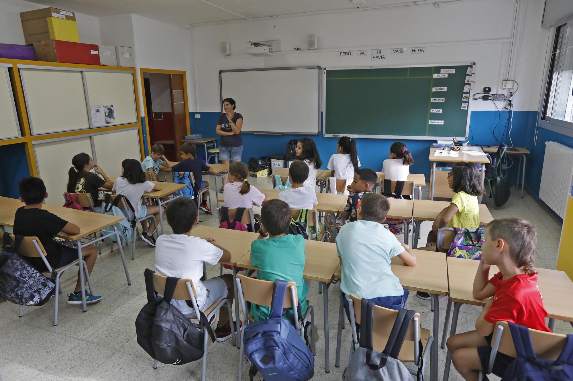 Inici del curs escolar a Girona