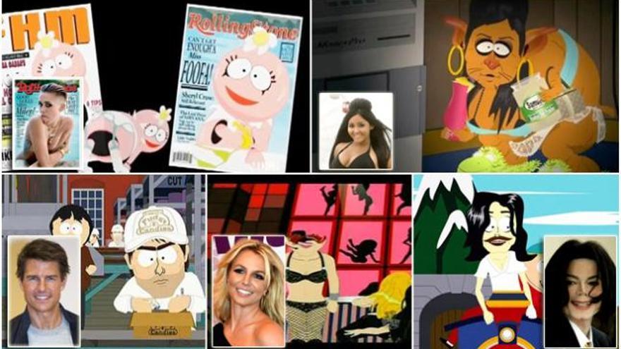 Alguno de los famosos que han aparecido en &#039;South Park&#039;.