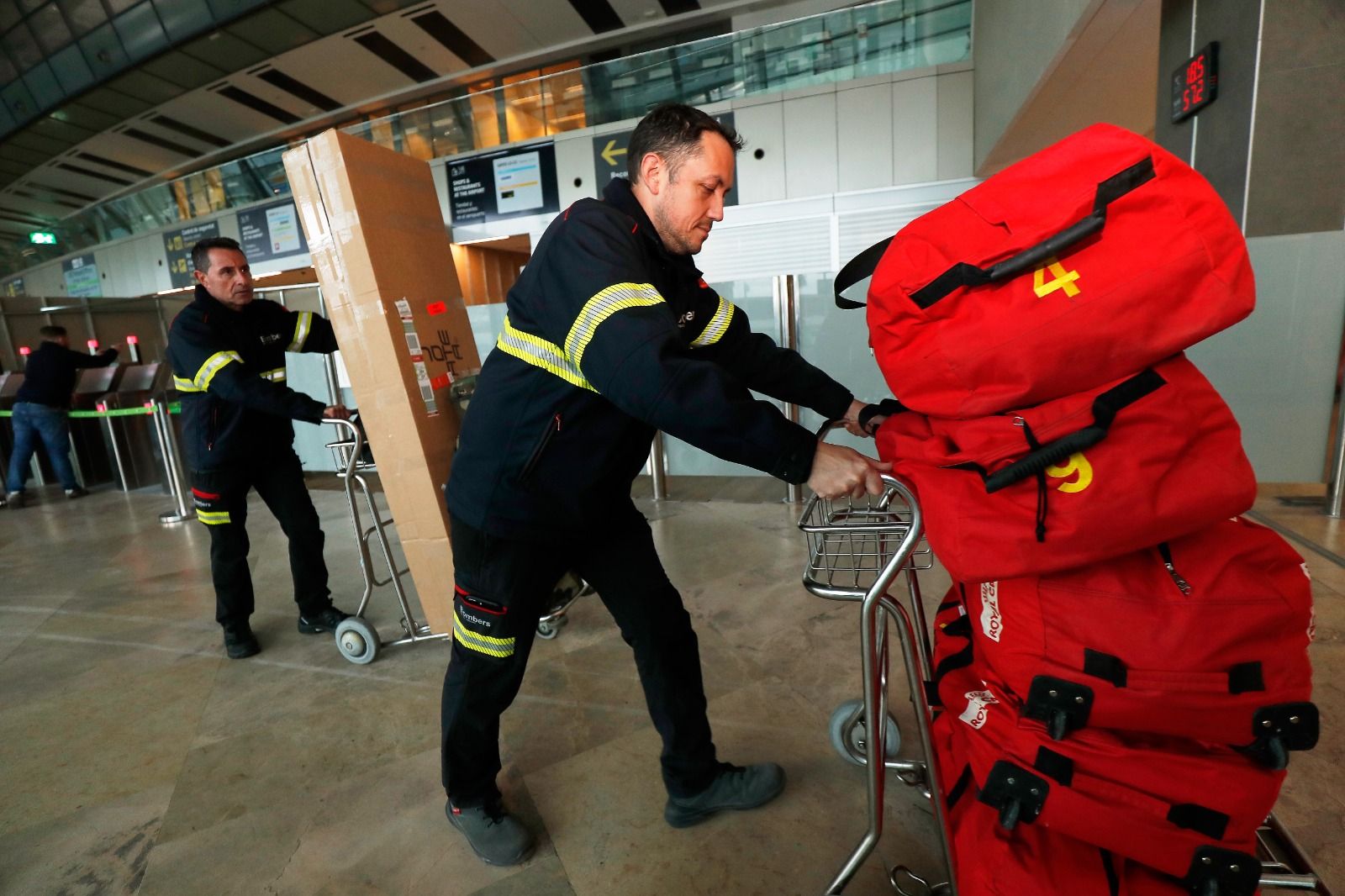 Los bomberos de Alacant partiendo hacia el terremoto de Turquía