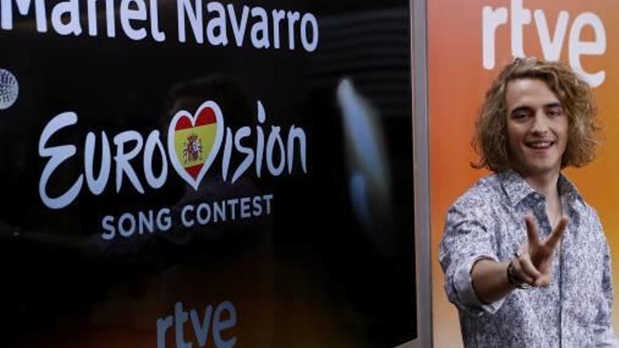 Manel Navarro representa a España en Eurovisión.