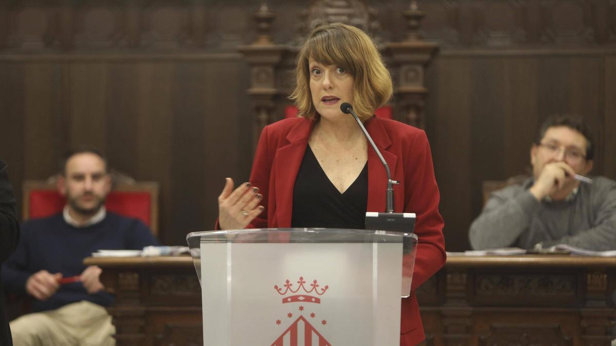 Maria Josep Picó en un reciente pleno.