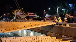 La ronda de Dalt inicia dos semanas de cortes nocturnos para colocar el techo de un nuevo tramo cubierto en Vall d’Hebron