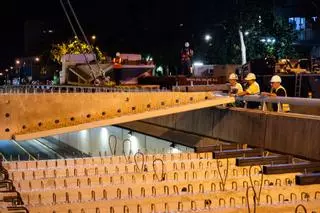 La ronda de Dalt inicia dos semanas de cortes nocturnos para colocar el techo de un nuevo tramo cubierto en Vall d’Hebron