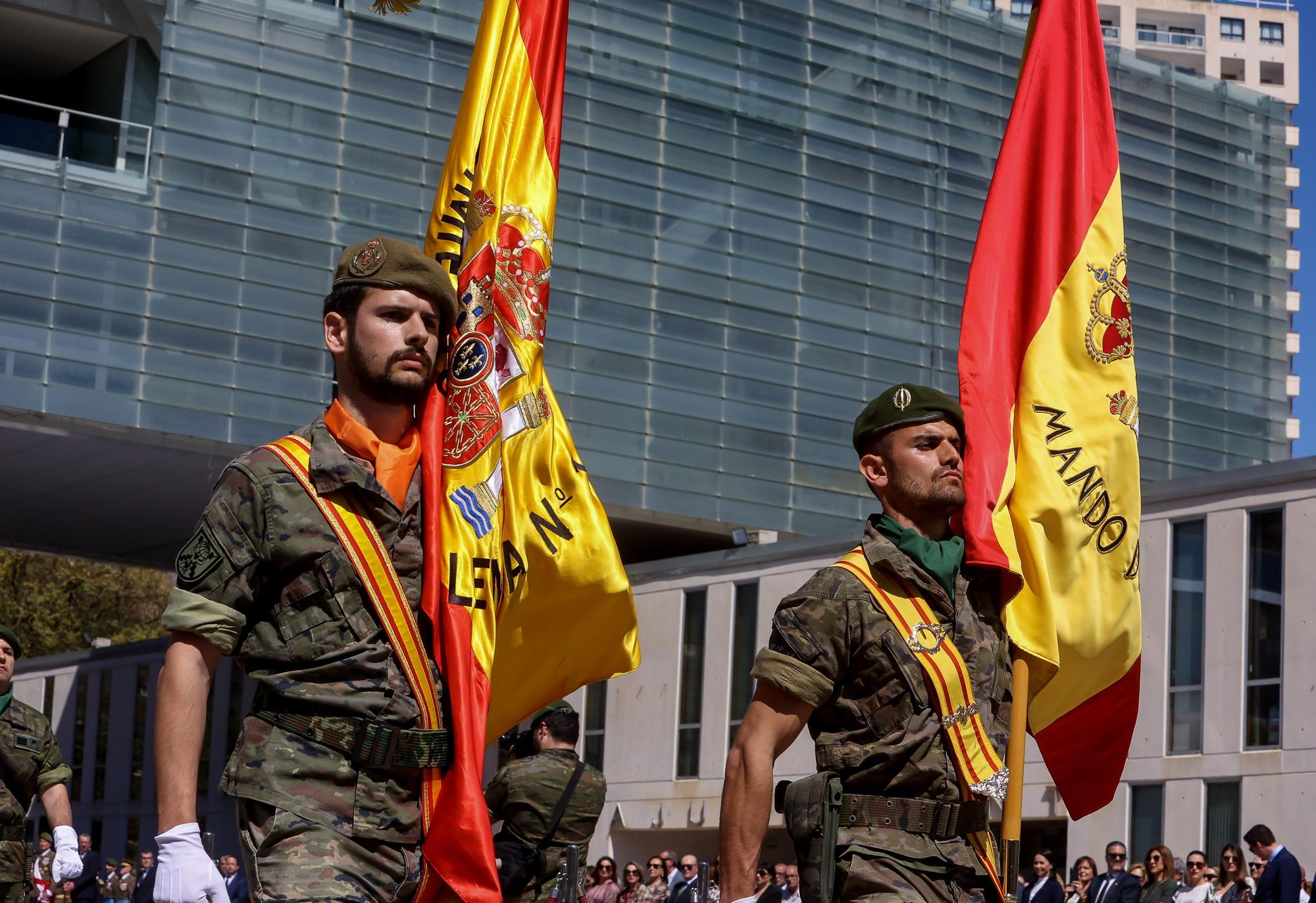 Jura de bandera para civiles en Benidorm