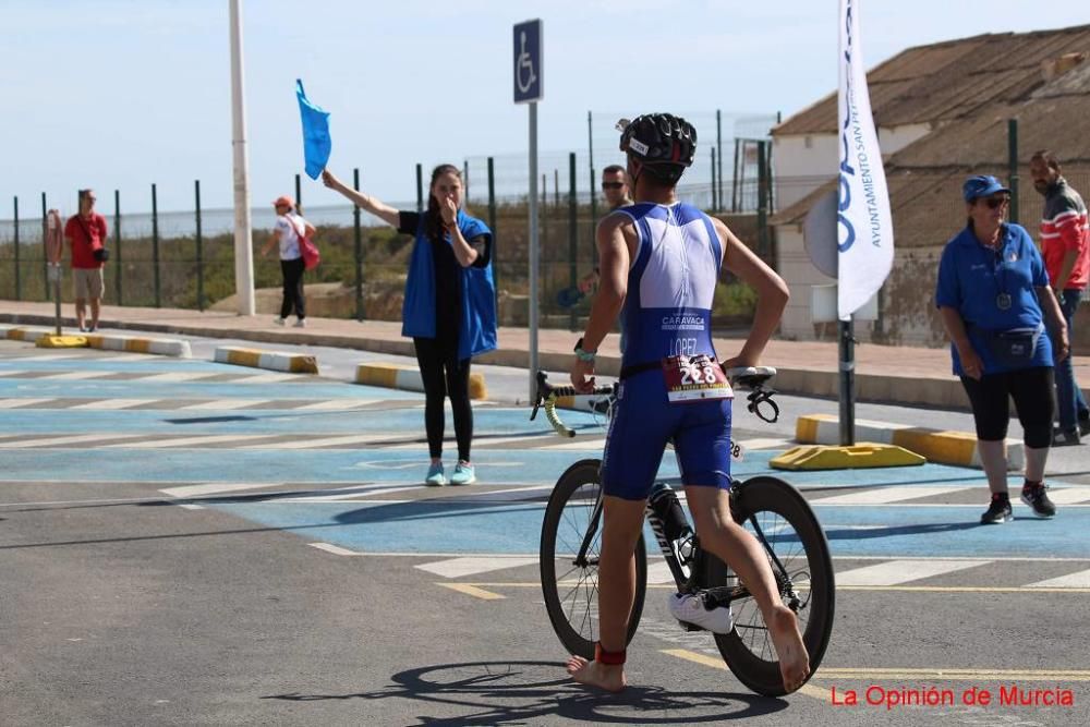 Final de triatlón de Deporte en Edad Escolar