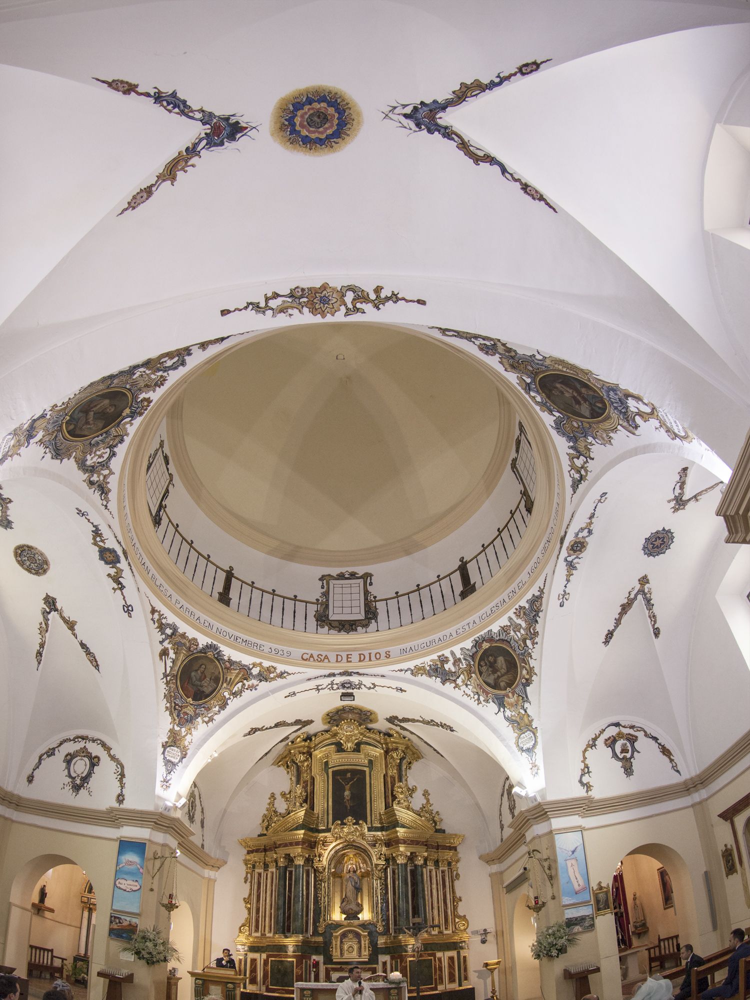 La histórica iglesia de la Purísima Concepción de Valdeganga