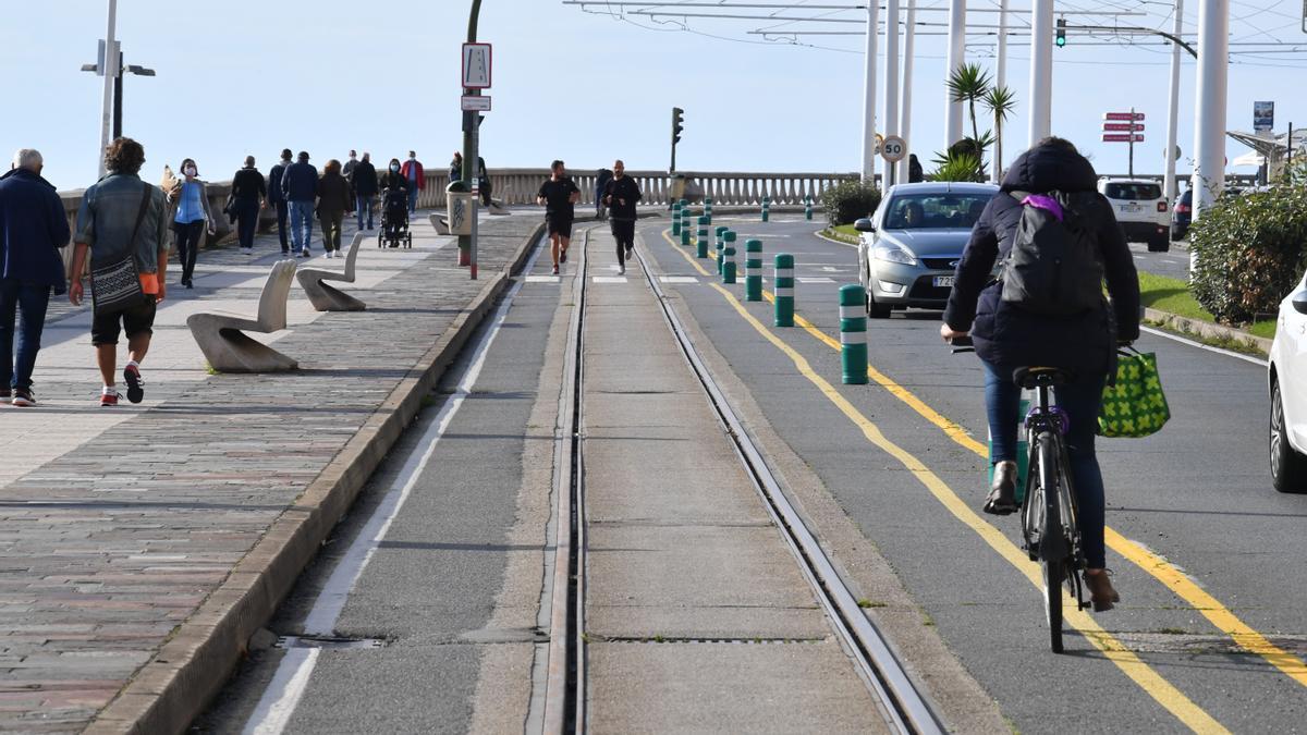 Paseo marítimo de A Coruña.