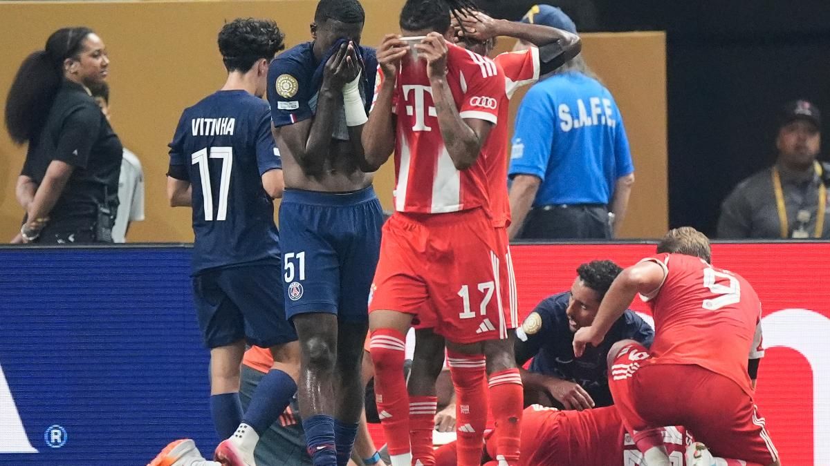 La reacción de los jugadores a la lesión de Musiala