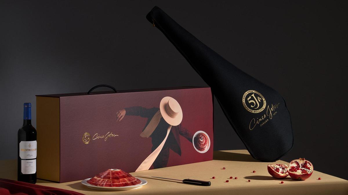 'Serie Maestros Cinco Jotas x Oteyza' de jamón de bellota 100% ibérico (Cinco Jotas).