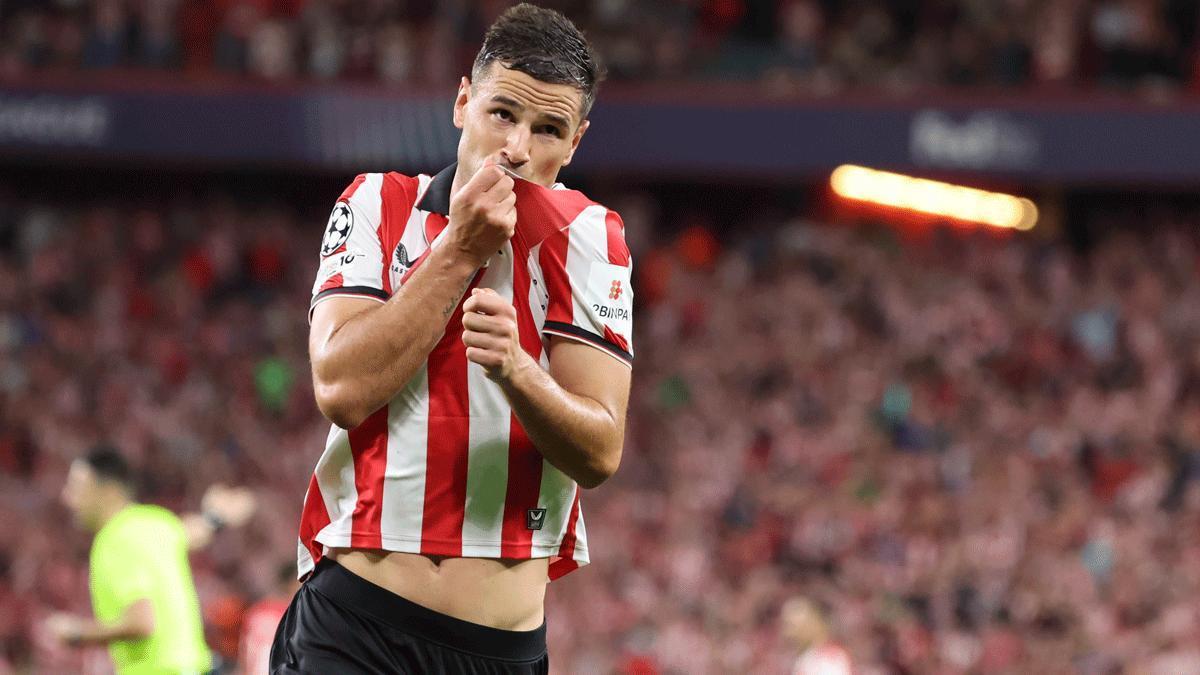 Guruzeta fue el protagonista en San Mamés con un doblete al Qarabag