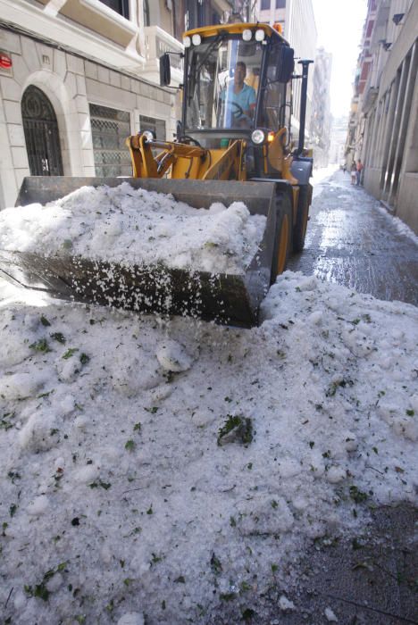 L'endemà de la tempesta que va col·lapsar Girona