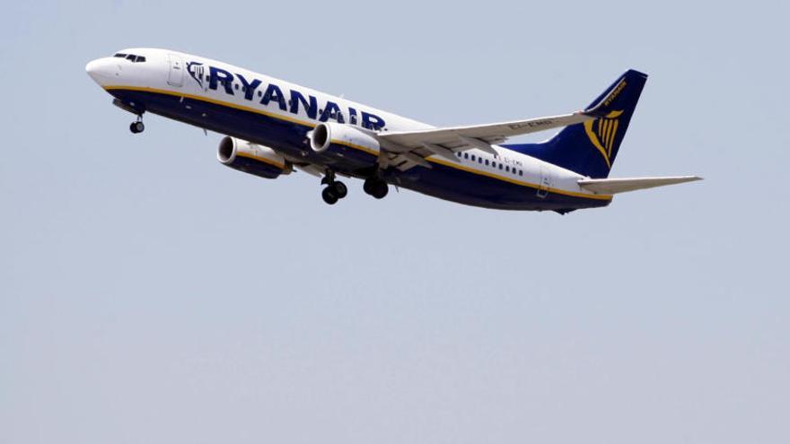 Un avió de Ryanair a Girona