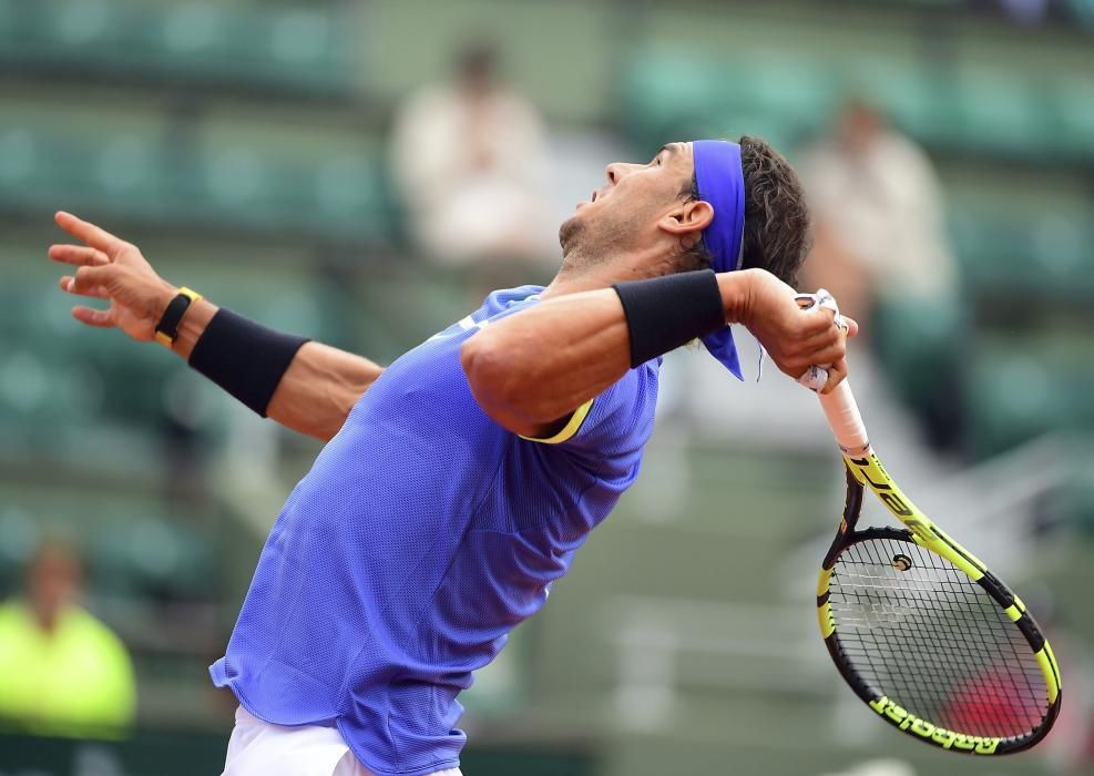 Partido de cuartos de final de Roland Garros entre Nadal y Carreño