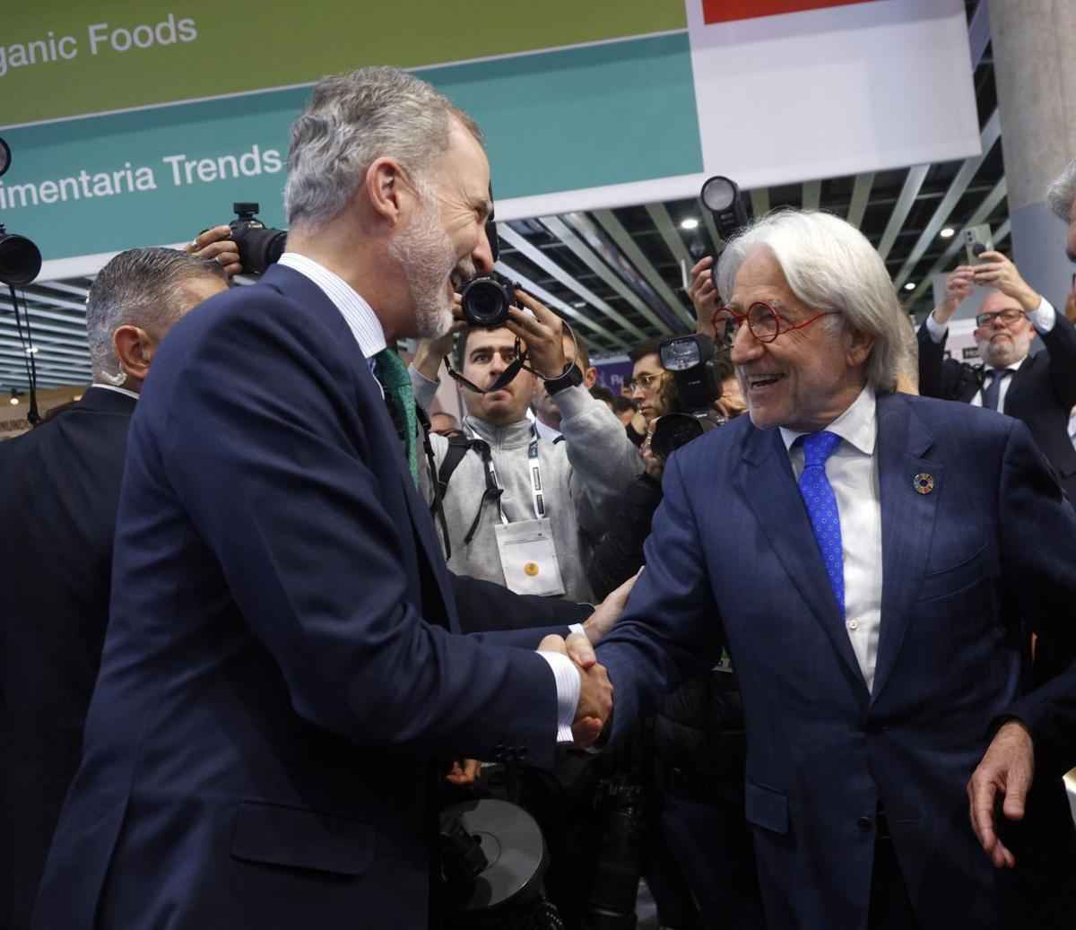 El Rei i Laporta brillen a Alimentaria