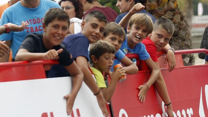 La Vuelta a España a su llegada a Alhama de Murcia
