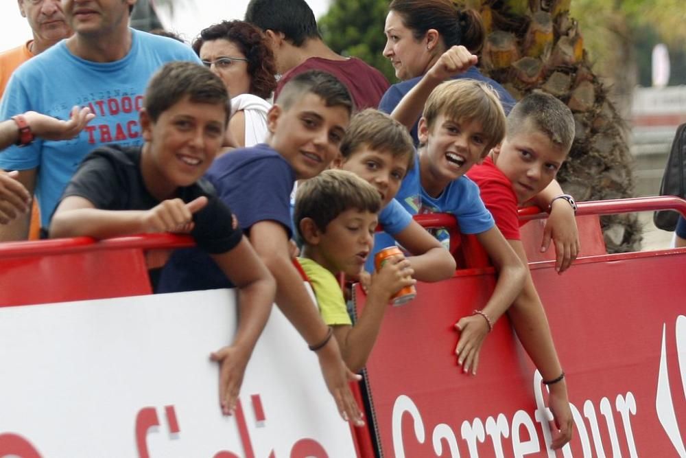 La Vuelta a España a su llegada a Alhama de Murcia