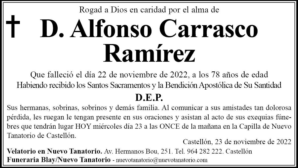 D. Alfonso Carrasco Ramírez
