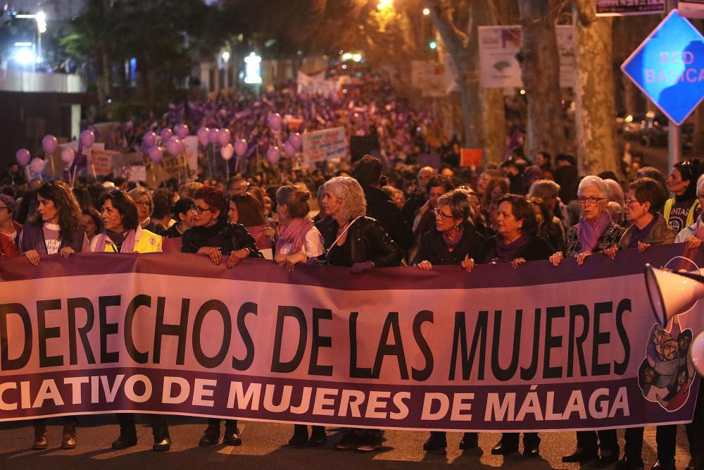 Manifestaciones por el 8M en Málaga