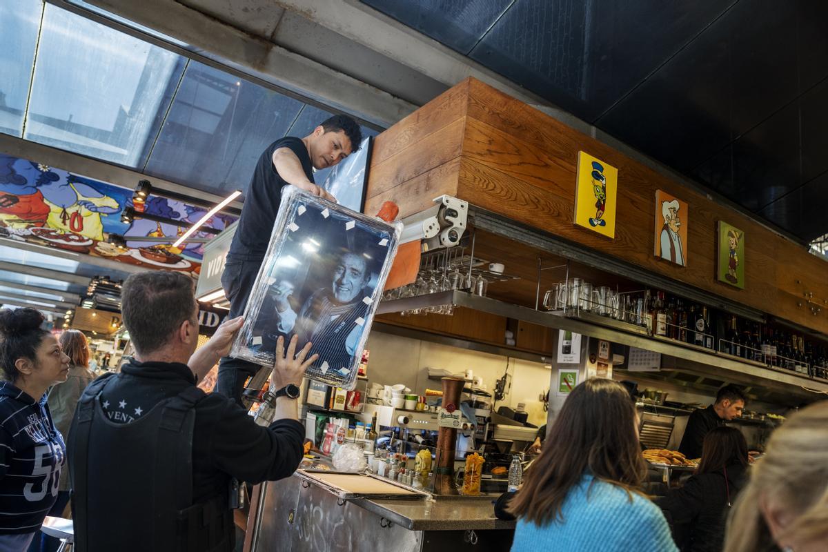 El antiguo Pinotxo de la Boqueria se convierte en El Mític Bar pero utiliza al icónico fundador