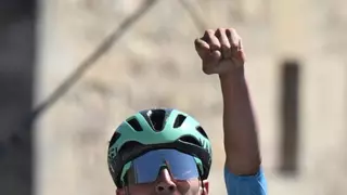 El francés Bisiaux es nuevo líder de la Vuelta a Burgos tras ganar la etapa de Valpuesta