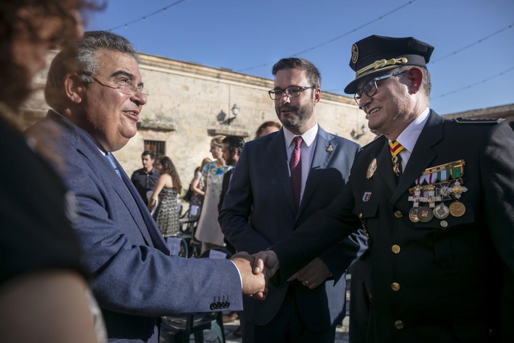 El nuevo jefe de la Policía de Palma pasa revista