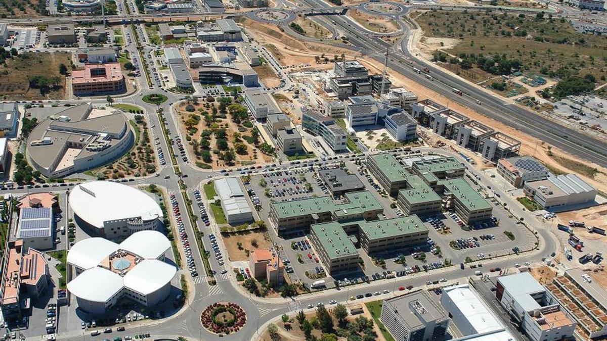 Vista aérea del Parc Tecnològic de Paterna