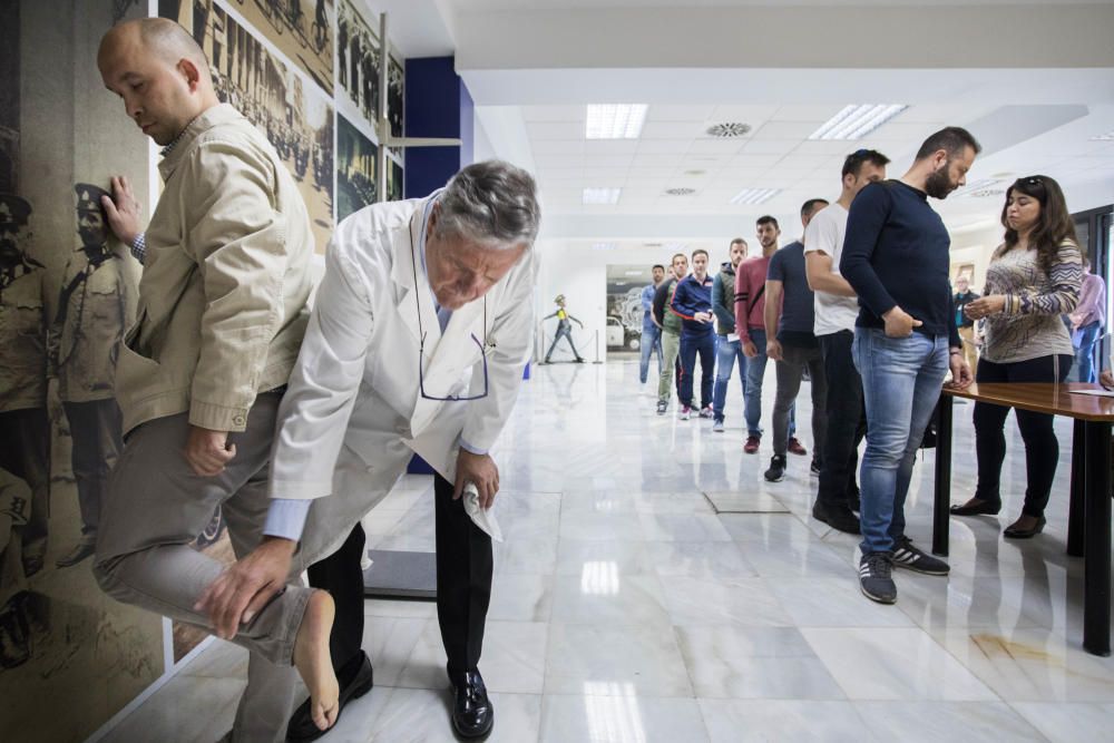 Medicion de altura en las oposiciones a Policia Local