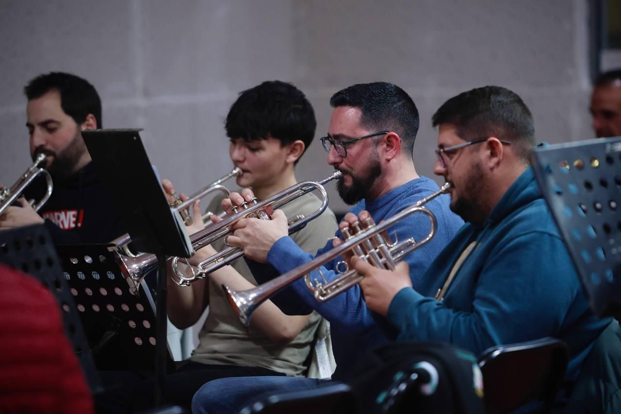 Las bandas de música se preparan para la Semana Santa