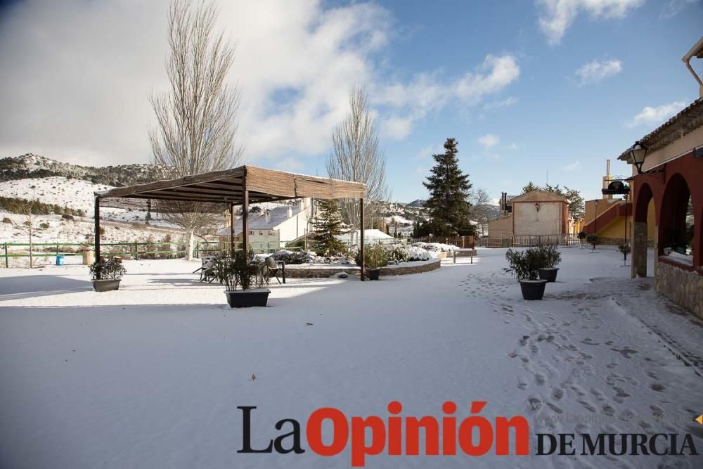 La nieve llega a las pedanías de la comarca del No