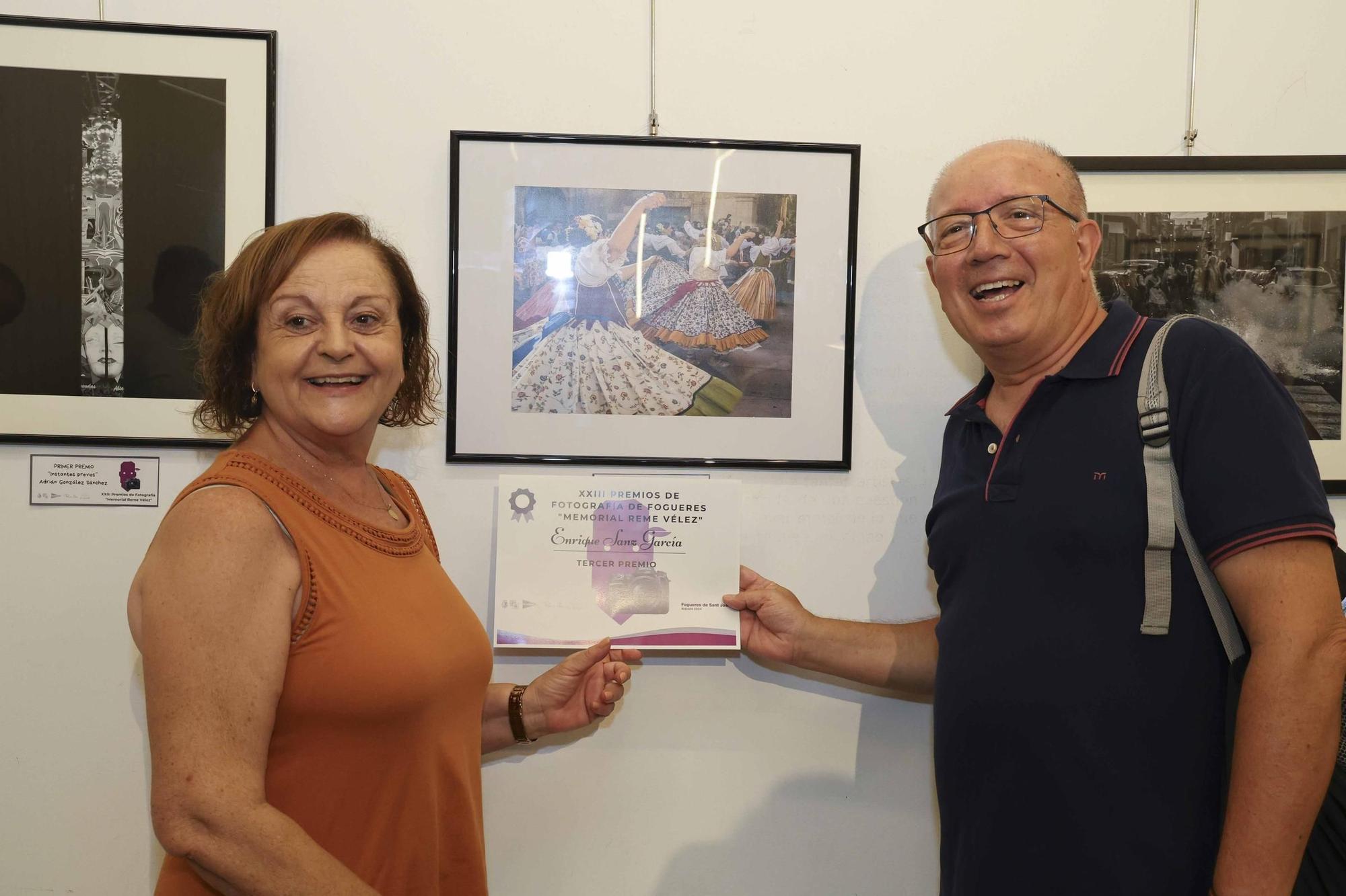 XXIII premios de fotografía de Fogueres "Memorial Reme Vélez" en el Ámbito Cultural de El Corte Inglés