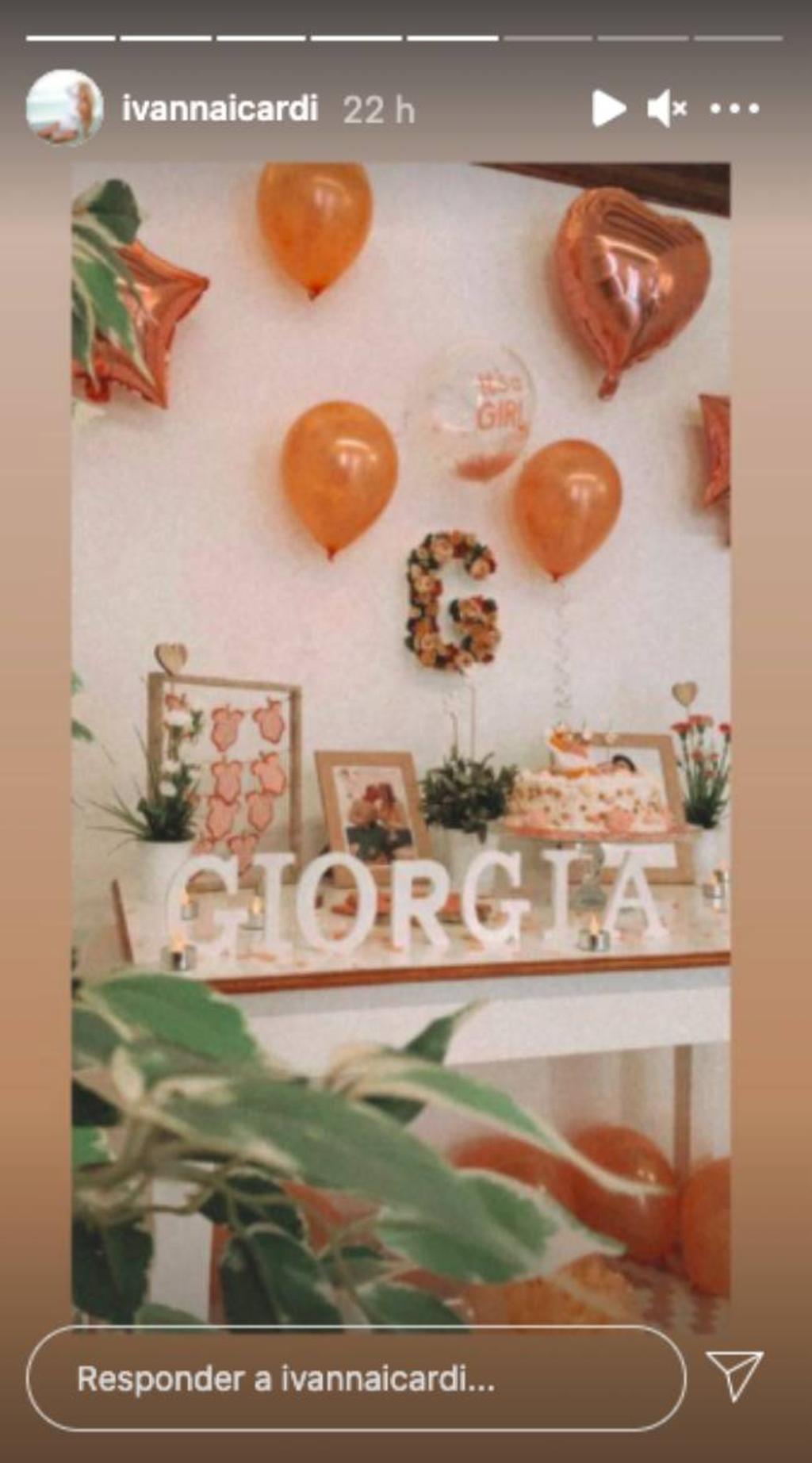 Ivana Icardi comparte imágenes de su baby shower sorpresa