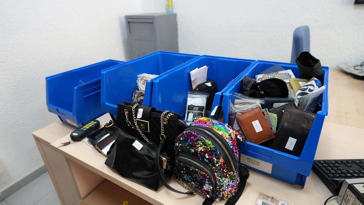 Objetos perdidos durante las feistas de la Magdalena.
