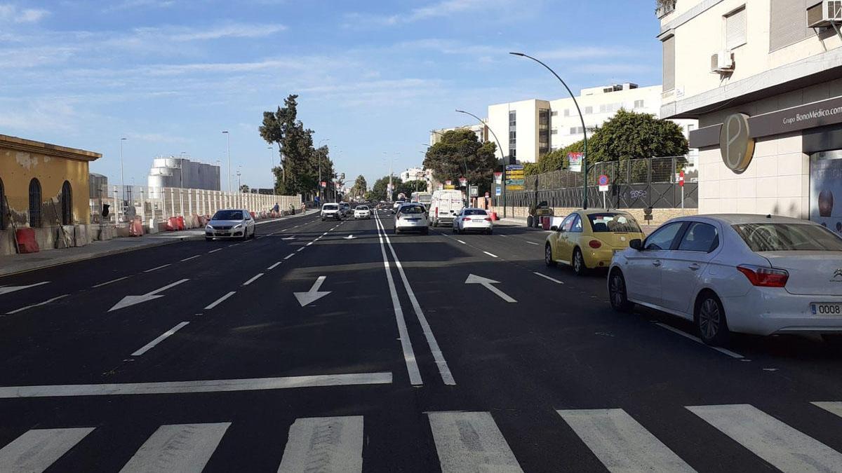 Estado actual que presenta la avenida Manuel Agustín Heredia.