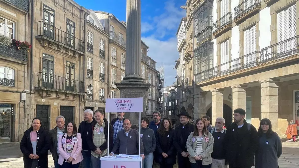 Impulsan unha iniciativa para garantir por lei a presenza do galego no ensino, a cultura e os medios