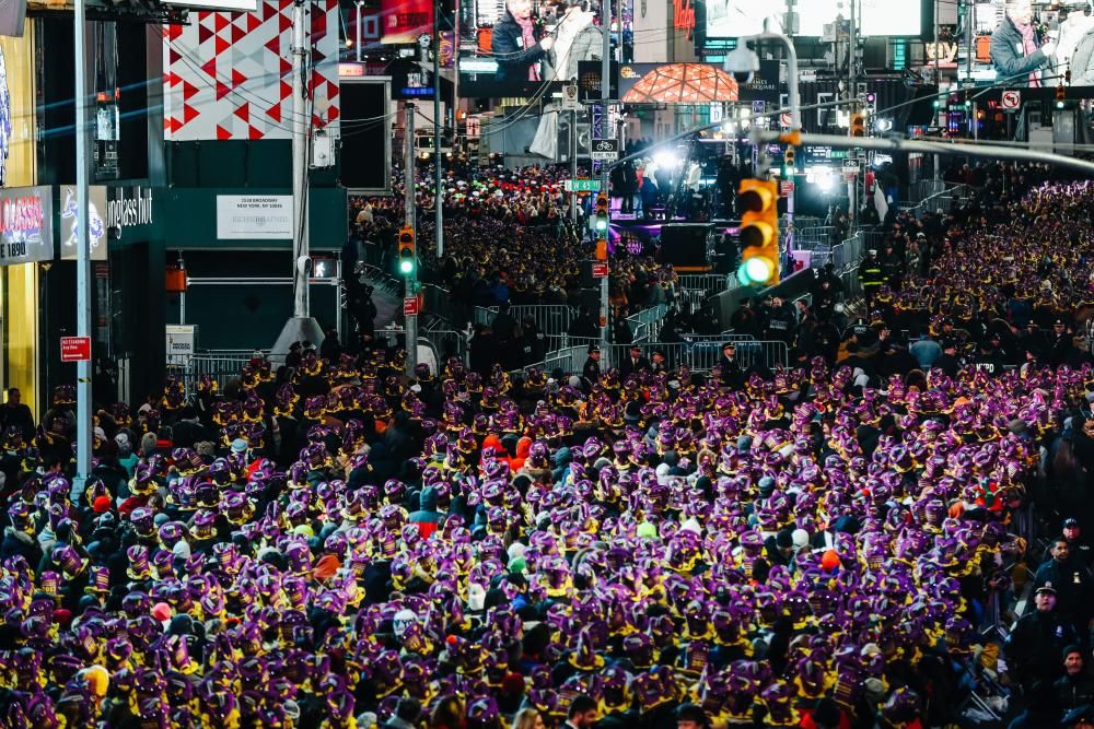 New Year's Eve celebration in New York, New York