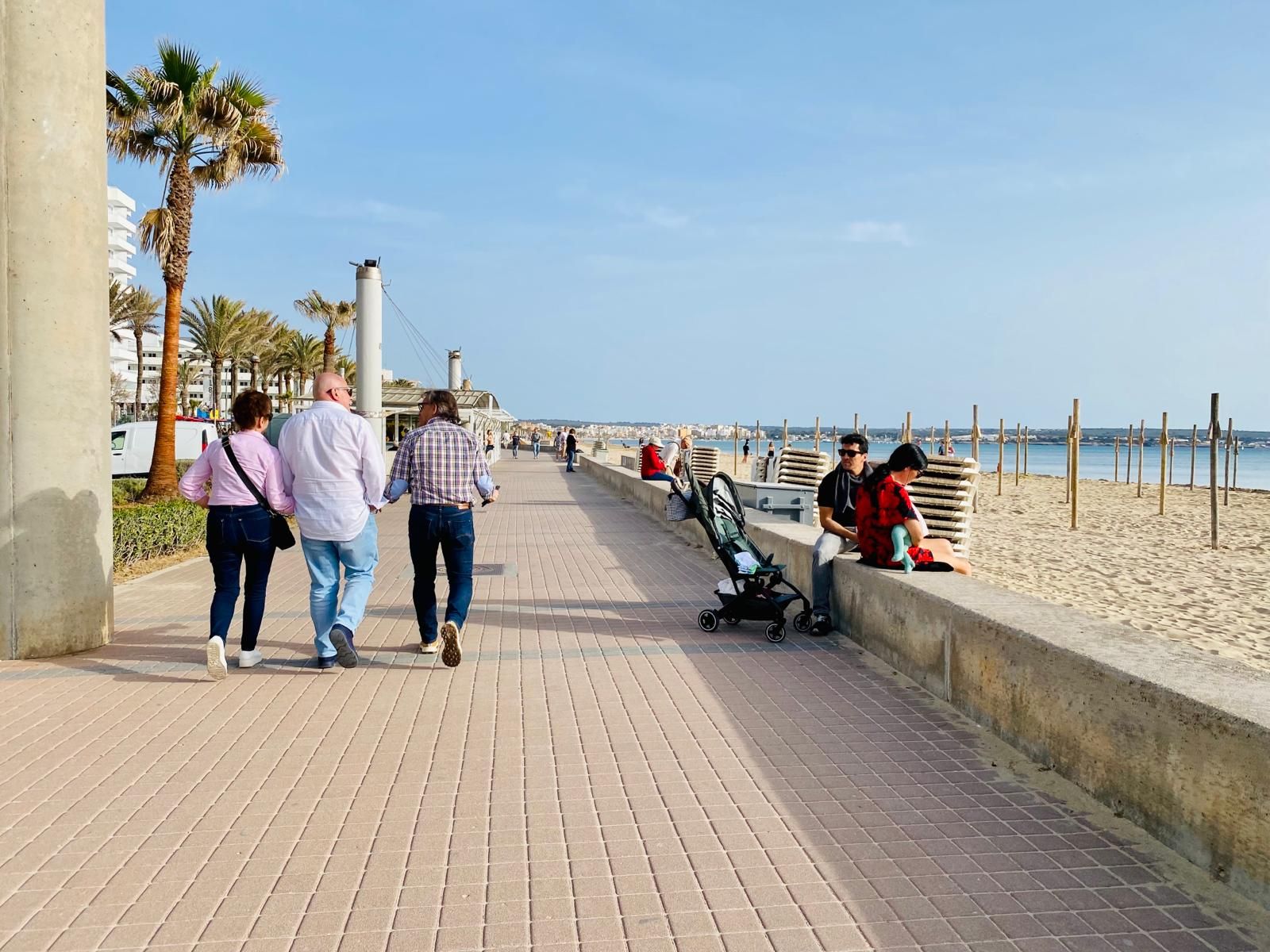 Bereit machen für die Mallorca-Urlauber – so sieht es gerade an der Playa de Palma aus