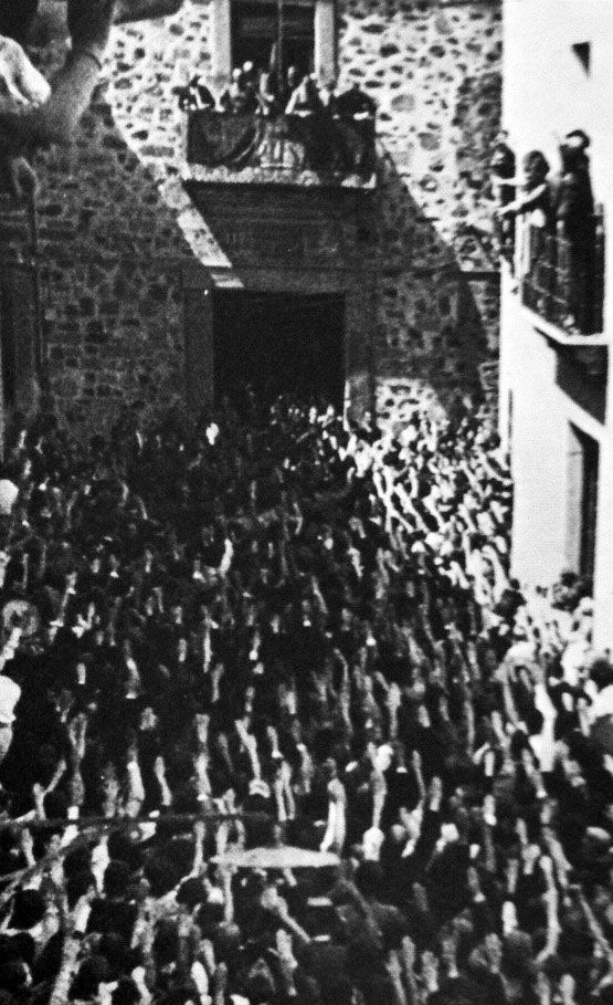 Imágenes inéditas de los primeros días de la Guerra Civil en Cáceres