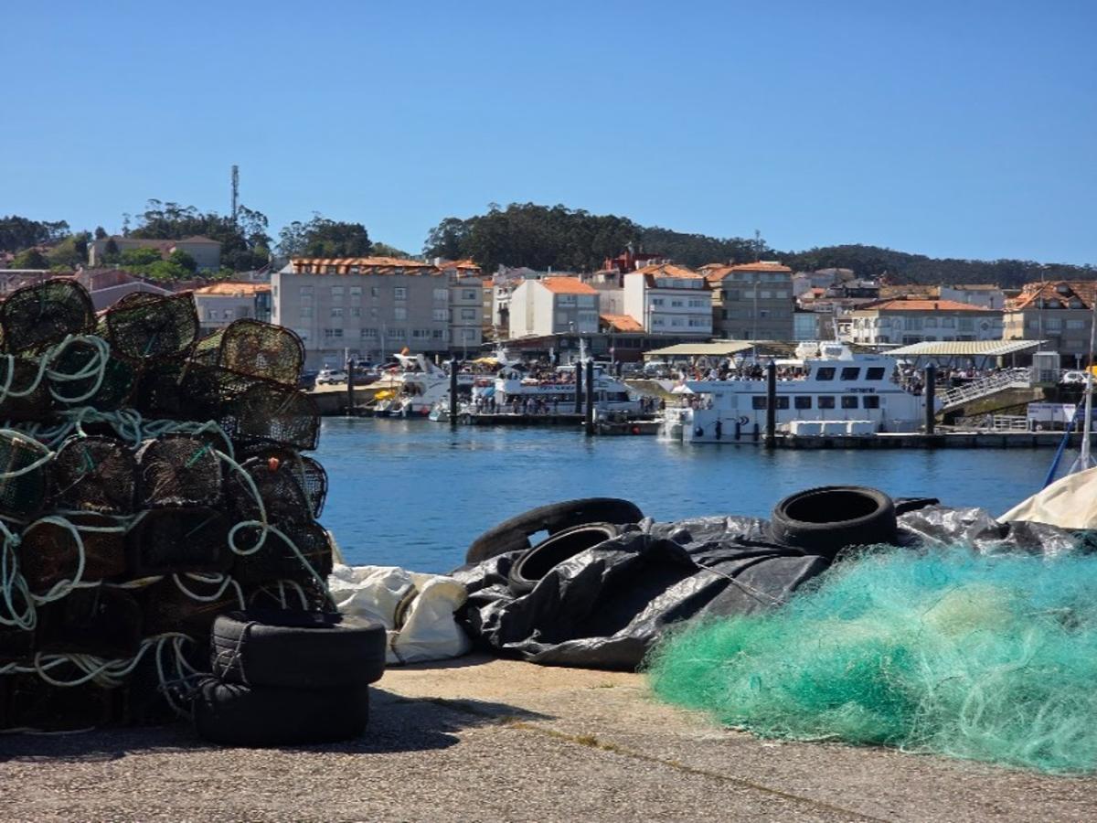 Los catamaranes de O Grove fueron uno de los grandes atractivos del Viernes Santo.